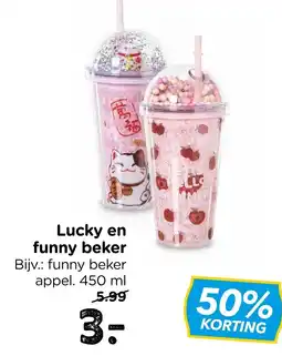 Xenos Lucky en funny beker aanbieding