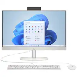 MediaMarkt HP All-in-one Desktop 24-cr0800nd - 23.8 Inch Amd Ryzen 7 7730u 16 Gb 512 Radeon Rx Vega 8 aanbieding