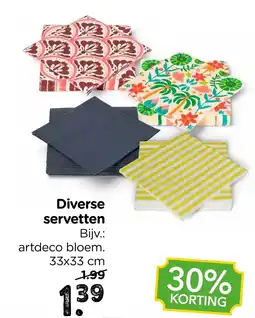 Xenos Diverse servetten aanbieding