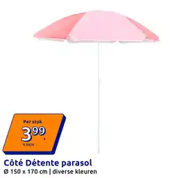 Action Côté détente parasol aanbieding