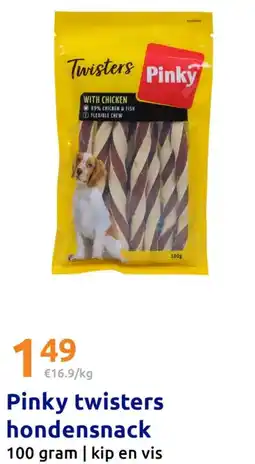 Action Pinky twisters hondensnack aanbieding