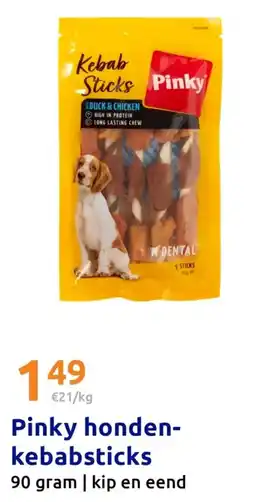 Action Pinky honden kebabsticks aanbieding