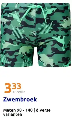 Action Zwembroek aanbieding