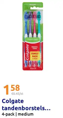 Action Colgate tandenborstels aanbieding