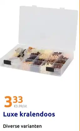 Action Luxe kralendoos aanbieding
