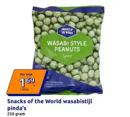 Action Snacks of the World wasabistijl aanbieding