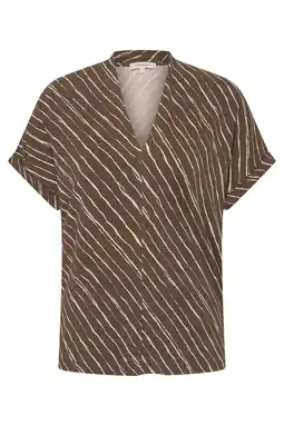 Wehkamp Expresso top jersey bruin aanbieding