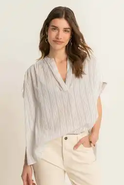 Wehkamp Expresso top met lurex crème aanbieding