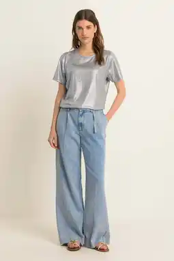 Wehkamp Expresso T-shirt zilver aanbieding