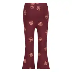 Wehkamp Jubel flared broek Salsa Sunset donkerrood aanbieding