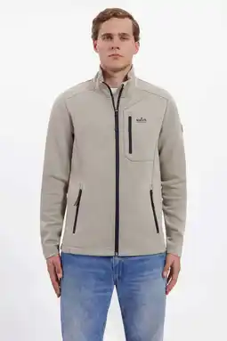 Wehkamp Kjelvik fleece vest Patrik beige aanbieding