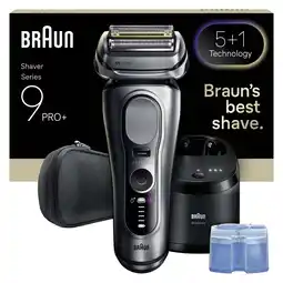 Wehkamp Braun Series 9 PRO+ elektrisch scheerapparaat - Pro SensoAdapt - SmartCare Center - type 9667CC aanbieding