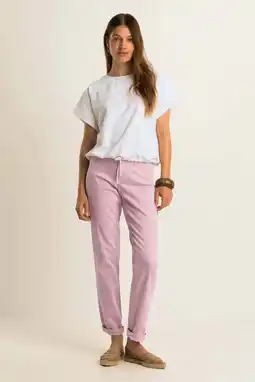 Wehkamp Expresso slim fit jeans lichtroze aanbieding
