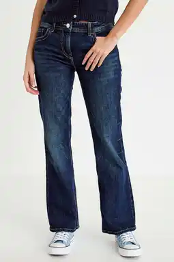 Wehkamp Cache Cache bootcut jeans dark blue aanbieding