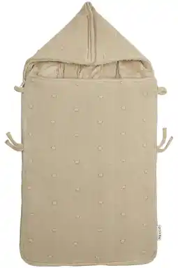 Wehkamp Meyco voetenzak mini Knots sand aanbieding