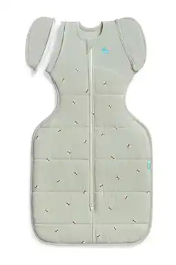 Wehkamp Love to Dream overgangsslaapzak SwaddleUp Fase 2 WARM Olive Bees groen aanbieding