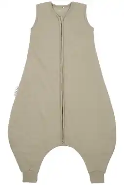 Wehkamp Meyco winter slaapoverall jumper Team no sleep taupe/offwhite aanbieding