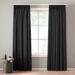 Wehkamp NOUS Living verduisterend gordijn kant en klaar antraciet (per stuk) (150 x 290 cm) aanbieding