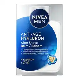 Etos NIVEA MEN Q10 Anti-Age Hyaluron Aftershave Balsem 100 ML aanbieding