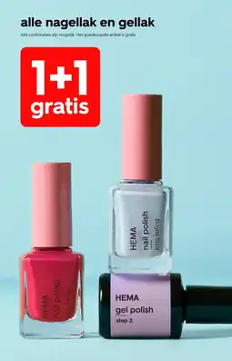 HEMA Nagellak en Gellak aanbieding