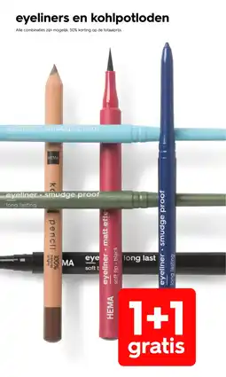 HEMA Eyeliners en Kohlpotloden aanbieding