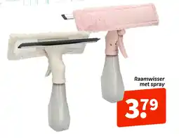 Wibra Raamwisser met spray aanbieding