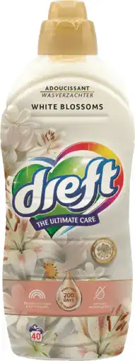 Dirk Dreft Wasverzachter white blossom 40 wasbeurten aanbieding