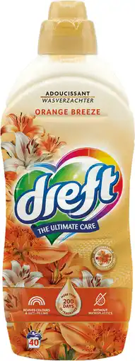 Dirk Dreft Wasverzachter orange breeze 40 wasbeurten aanbieding