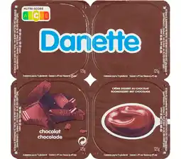 Dirk Danone Danette chocolade 4 st aanbieding