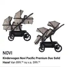 Van Asten BabySuperstore Novi Kinderwagen Novi Pacific Premium Duo Solid Hazel aanbieding
