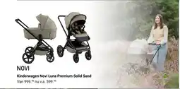 Van Asten BabySuperstore Novi Kinderwagen Novi Luna Premium Solid Sand aanbieding