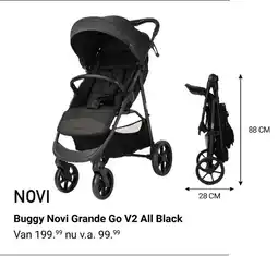 Van Asten BabySuperstore Buggy Novi Grande Go V2 All Black aanbieding