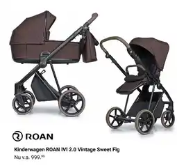 Van Asten BabySuperstore Kinderwagen ROAN IVI 2.0 Vintage Sweet Fig aanbieding