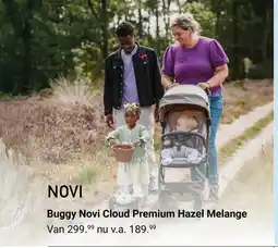 Van Asten BabySuperstore Buggy Novi Cloud Premium Hazel Melange aanbieding