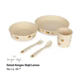 Van Asten BabySuperstore Eetset Konges Slojd Lemon aanbieding
