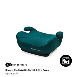 Van Asten BabySuperstore Booster Kinderkraft I-Boost2 I-Size Green aanbieding
