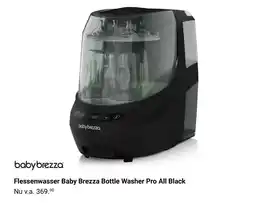 Van Asten BabySuperstore Flessenwasser Baby Brezza Bottle Washer Pro All Black aanbieding