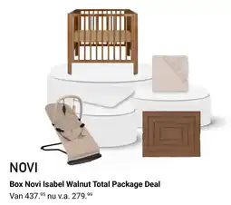 Van Asten BabySuperstore Box Novi Isabel Walnut Total Package Deal aanbieding