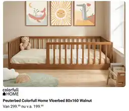 Van Asten BabySuperstore Peuterbed Colorfull Home Vloerbed aanbieding