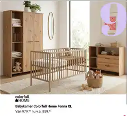 Van Asten BabySuperstore Babykamer Colorfull Home Fenna XL aanbieding