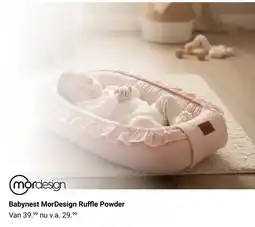 Van Asten BabySuperstore Babynest MorDesign Ruffle Powder aanbieding