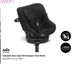 Van Asten BabySuperstore Autostoel Joie i-Spin 360 Compact i-Size Raven aanbieding