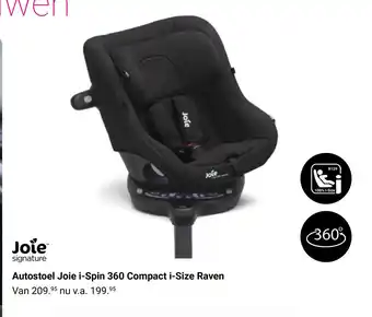 Autostoel Joie i-Spin 360 Compact i-Size Raven