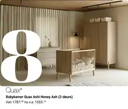 Van Asten BabySuperstore Babykamer Quax Ashi Honey Ash (2-deurs) aanbieding
