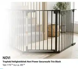 Van Asten BabySuperstore Traphek/Veiligheidshek Novi Power Securesafe Trio Black aanbieding