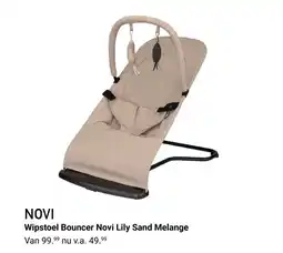 Van Asten BabySuperstore Wipstoel Bouncer Novi Lily Sand Melange aanbieding