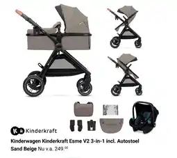 Van Asten BabySuperstore Kinderwagen Kinderkraft Esme V2 3-in-1 aanbieding
