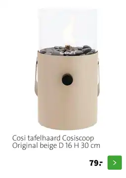 Intratuin Cosi tafelhaard Cosiscoop Original beige D 16 H 30 cm aanbieding