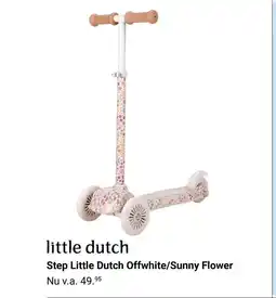 Van Asten BabySuperstore Step Little Dutch Offwhite/Sunny Flower aanbieding