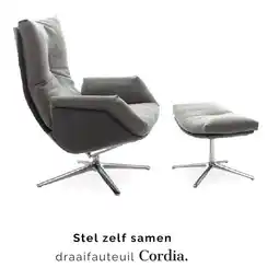 Eijerkamp Stel zelf samen draaifauteuil Cordia aanbieding